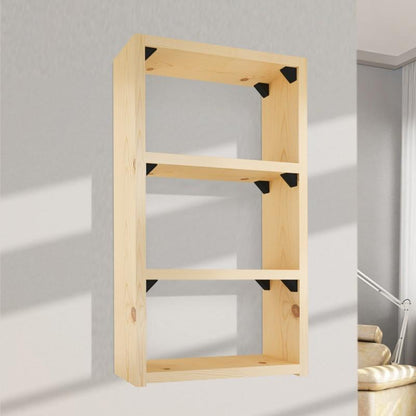 Cabinet corner braces plastic - Black 500pcs Furnica 