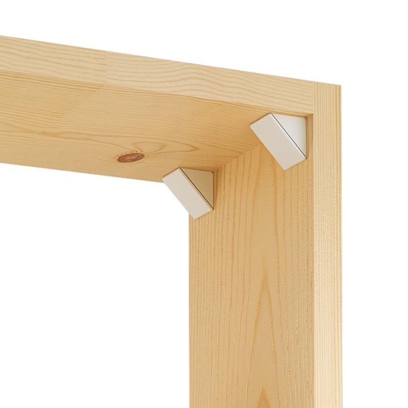 Cabinet corner braces plastic - White 500pcs Furnica 