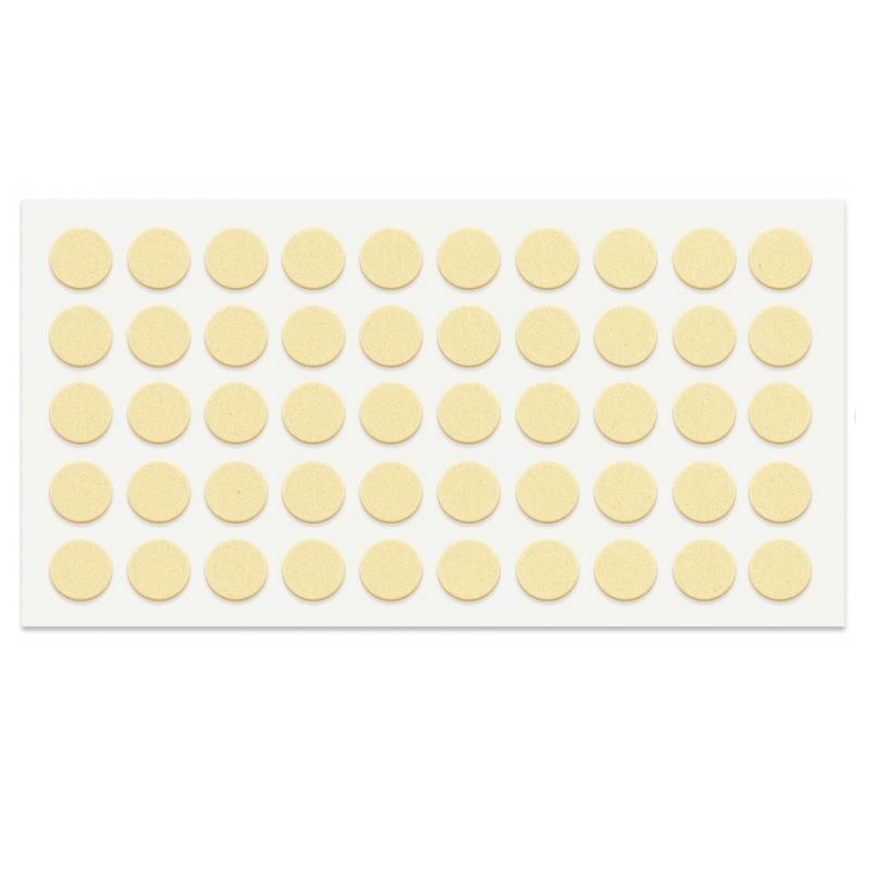 Cabinet door bumper - self-adhesive - 10mm Beige - 50pcs NTP Beige 