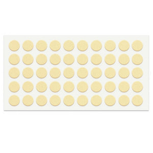 Cabinet Door Bumper - Self-Adhesive - 10mm Beige - 50pcs