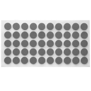 Cabinet Door Bumper - Self-Adhesive - 10mm Grey - 50pcs