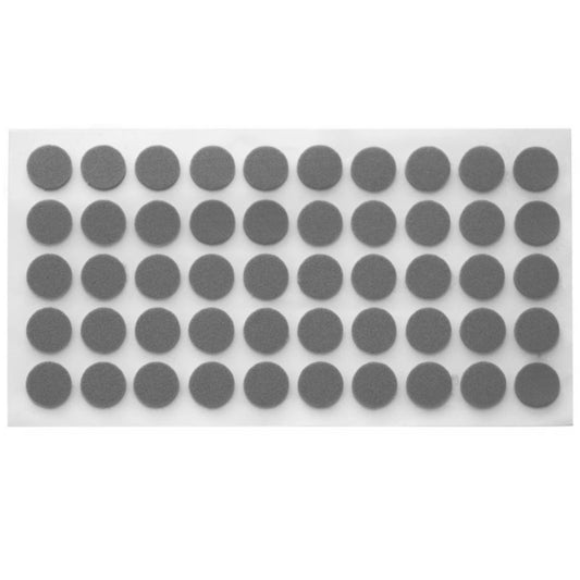 Cabinet door bumper - self-adhesive - 10mm Grey - 50pcs NTP Grey 