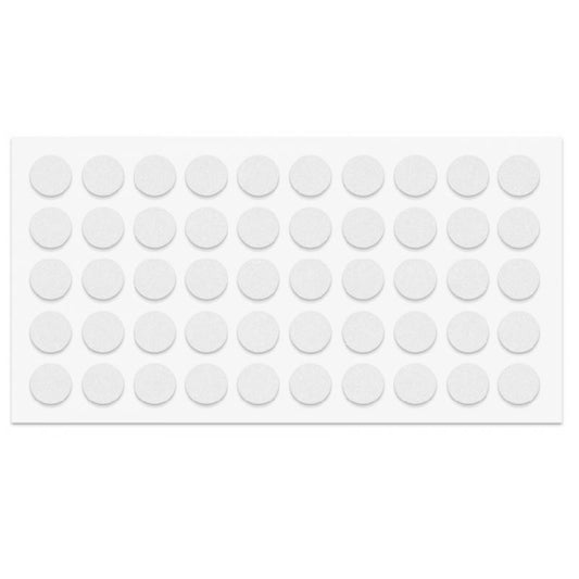Cabinet door bumper - self-adhesive - 10mm White - 50pcs NTP White 