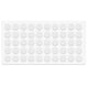 Cabinet door bumper - self-adhesive - 10mm White - 50pcs NTP White 