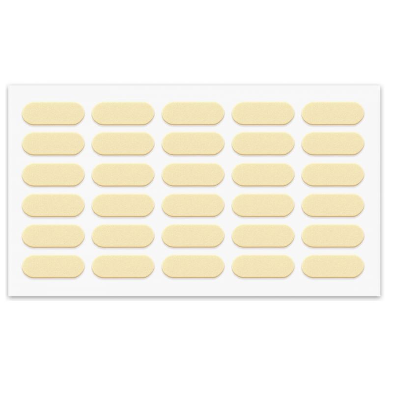 Cabinet door bumper - self-adhesive - 8x22mm Beige - 30pcs NTP Beige 