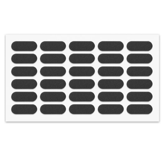 Cabinet door bumper - self-adhesive - 8x22mm Black - 30pcs NTP Black 