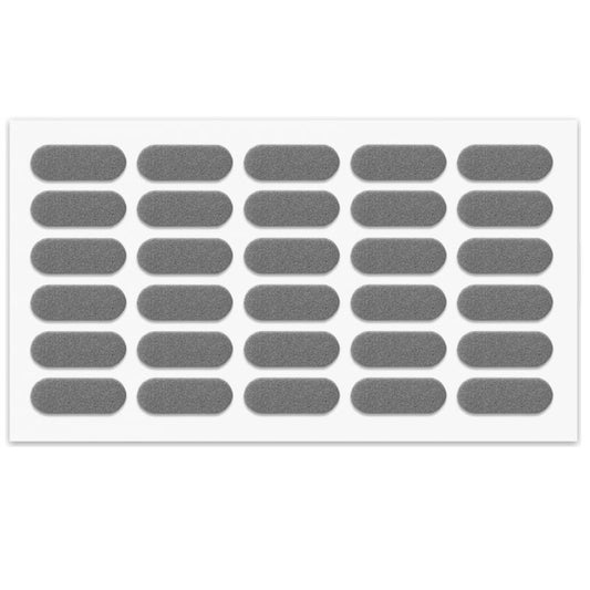 Cabinet door bumper - self-adhesive - 8x22mm Grey - 30pcs NTP Grey 