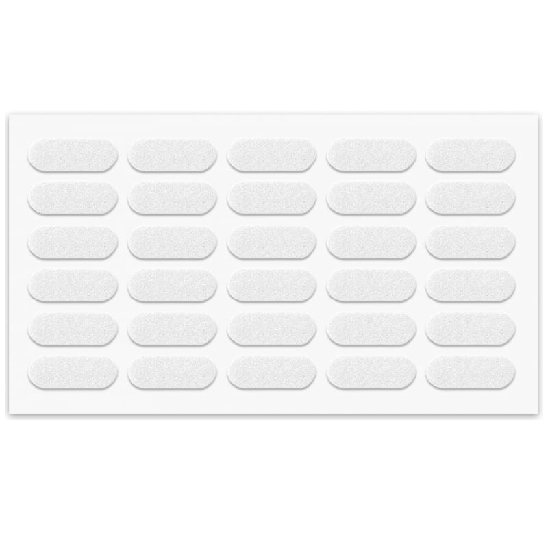 Cabinet door bumper - self-adhesive - 8x22mm White - 30pcs NTP White 