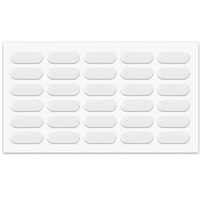 Cabinet door bumper - self-adhesive - 8x22mm White - 30pcs NTP White 