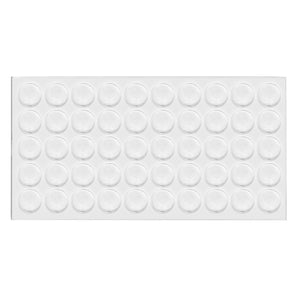 Cabinet Door Bumper - Self-Adhesive Silicon 10x2mm - 50pcs