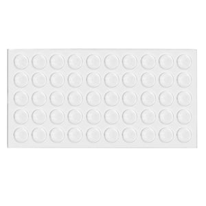 Cabinet Door Bumper - Self-Adhesive Silicon 9x2mm - 50pcs
