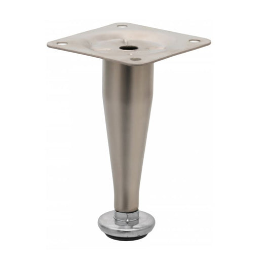 Conical Furniture Leg H100mm - Satin NTP 