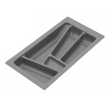 Cutlery Tray for Drawer, Cabinet Width: 300mm, Depth: 430mm - Metallic
