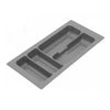 Cutlery Tray for Drawer, Cabinet Width: 300mm, Depth: 490mm - Metallic