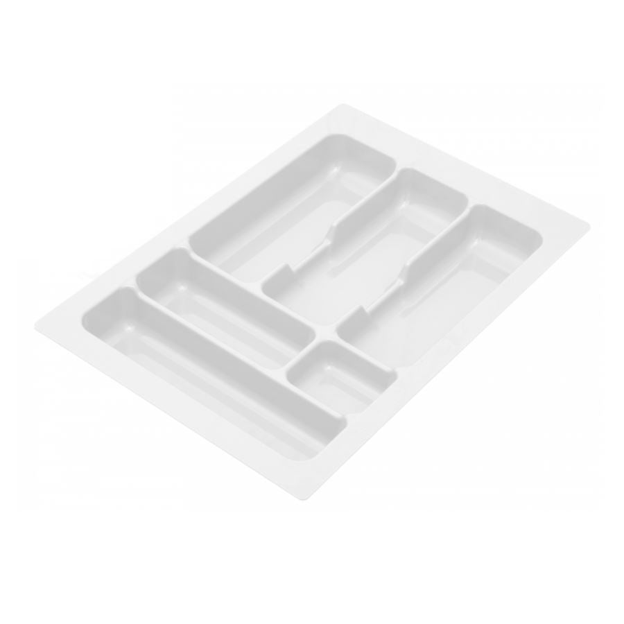 Cutlery Tray for Drawer, Cabinet Width: 400mm, Depth: 490mm - White