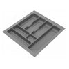 Cutlery Tray for Drawer, Cabinet Width: 500mm, Depth: 490mm - Metallic