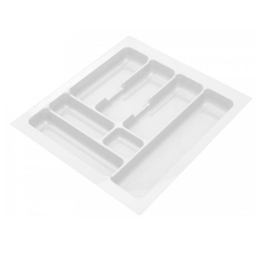 Cutlery Tray for Drawer, Cabinet Width: 500mm, Depth: 490mm - White Cutlery Tray NTP 