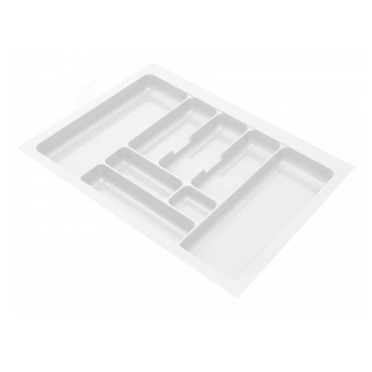 Cutlery Tray for Drawer, Cabinet Width: 600mm, Depth: 490mm - White Cutlery Tray NTP 