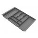 Cutlery Tray for Drawer, Cabinet Width: 700mm, Depth: 430mm - Metallic Cutlery Tray NTP 