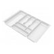Cutlery Tray for Drawer, Cabinet Width: 700mm, Depth: 430mm - White Cutlery Tray NTP 
