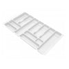 Cutlery Tray for Drawer, Cabinet Width: 800mm, Depth: 430mm - White