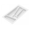 Cutlery Tray for Drawer, Cabinet Widths: 300-900mm, Depth: 430mm, White