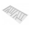 Cutlery Tray for Drawer, Cabinet Widths: 900mm, Depth: 430mm, White