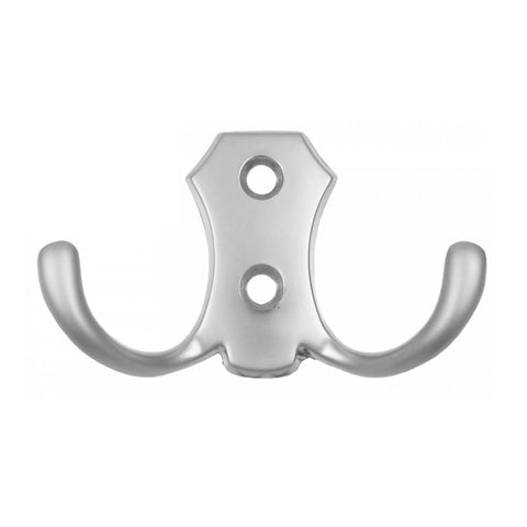 Double robe hook - Aluminium WP02 NTP Aluminum 
