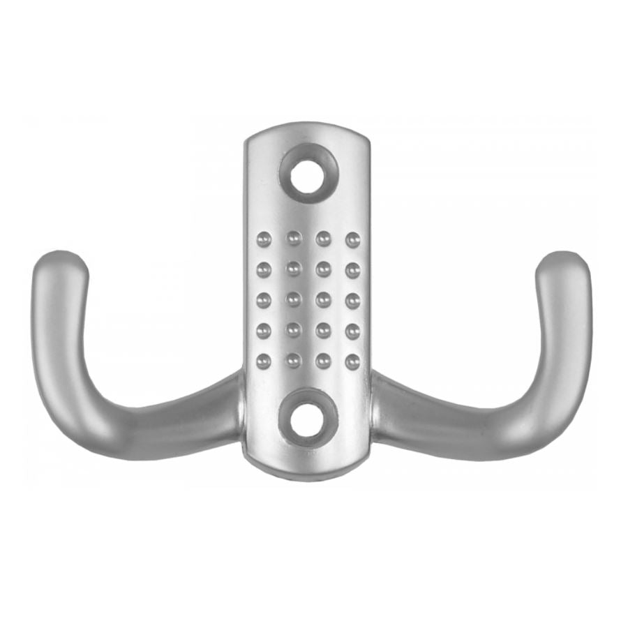 Double robe hook - Aluminium WP04 NTP Aluminum 