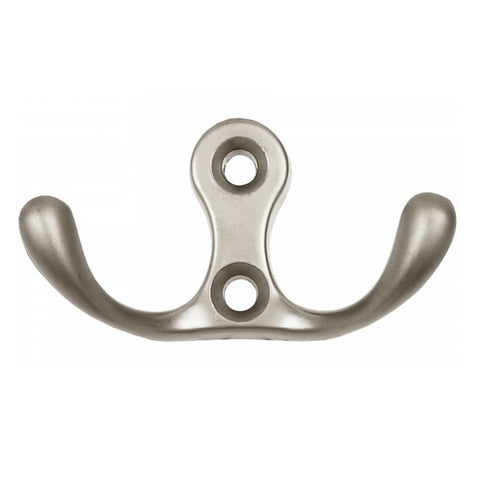 Double robe hook - Satin WP01 NTP Satin 