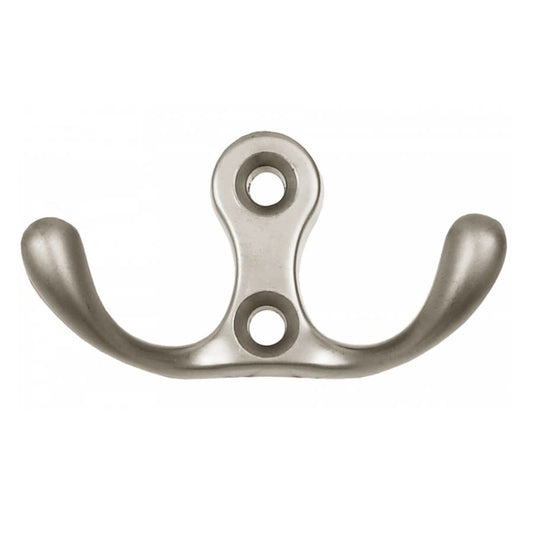 Double robe hook - Satin WP01 NTP Satin 