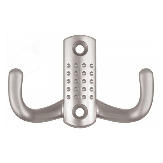 Double robe hook - Satin WP04 NTP Satin 