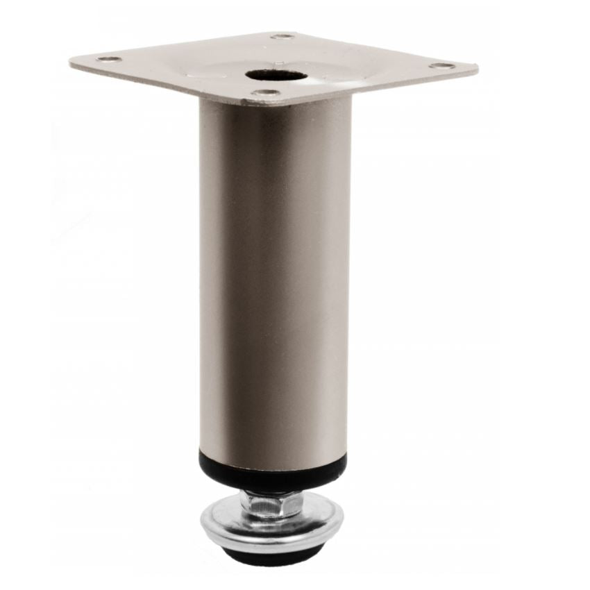 Furniture Leg 100mm - Satin NTP 