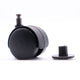Furniture plastic swivel wheel with short mounting pin 8mm and sleeve - Ø40mm Furniture wheels ATM 