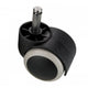 Furniture rubber swivel wheel with mounting pin 10mm - Ø50mm Furniture wheels ATM 