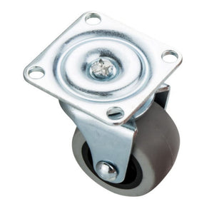 Furniture rubber wheel with bearing Ø38mm