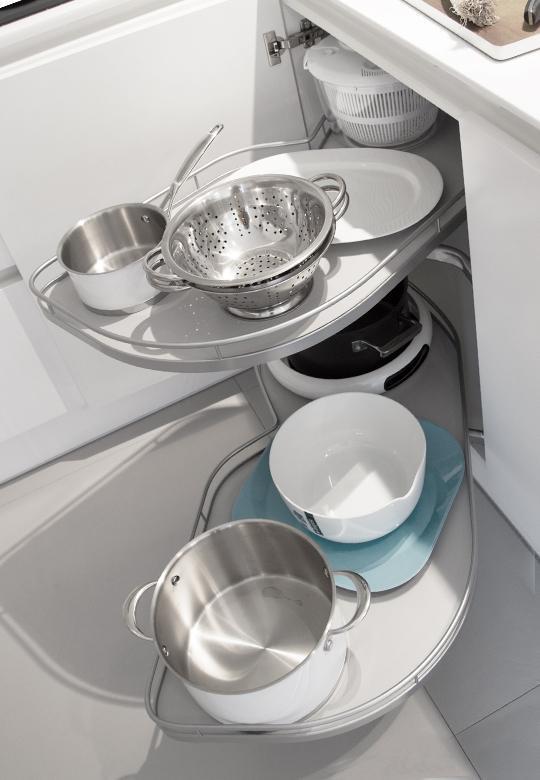Le Mans I Arena Classic Silver 500 Right Grey Corner Unit PEKA 