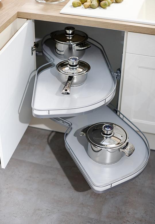 Le Mans I Arena Classic Silver 600 Right Grey Corner Unit PEKA 