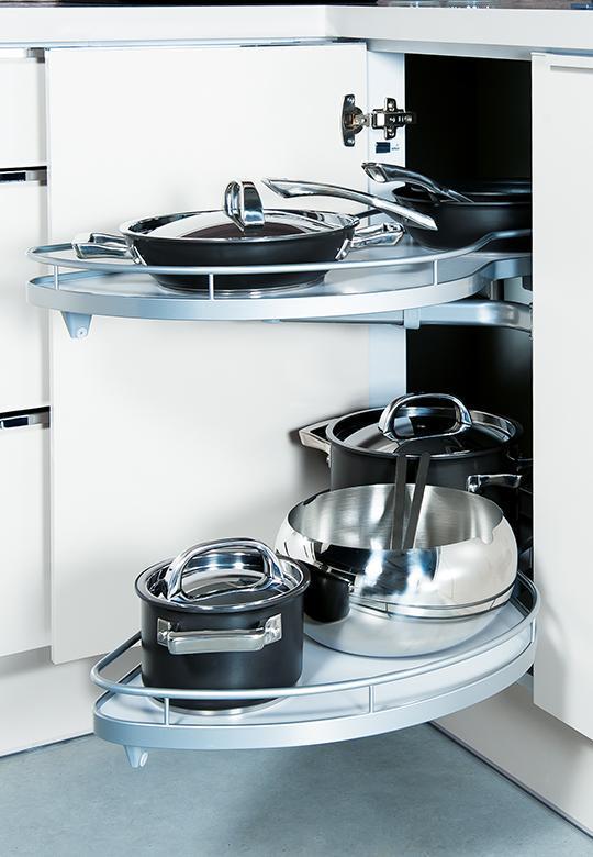 Le Mans I Arena Classic Silver 600 Right Grey Corner Unit PEKA 