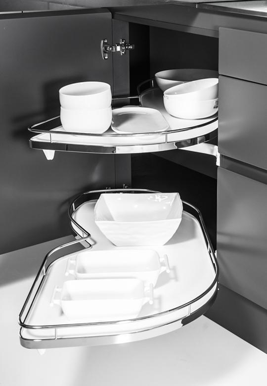 Le Mans II Arena Classic 600 Left White Corner Unit PEKA 