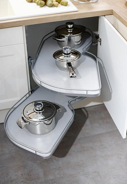 Le Mans II Arena Classic Silver 450 Left White Corner Unit PEKA 