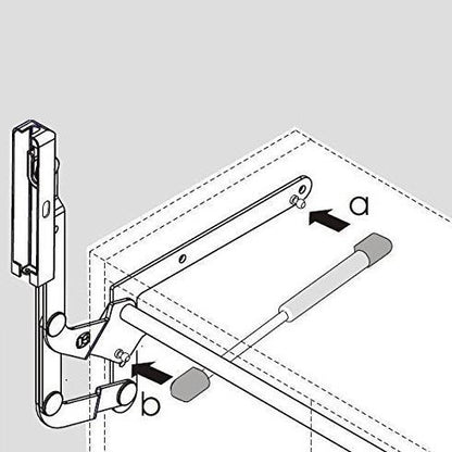 LIFT-O-MAT Gas Spring - 380N Kesseböhmer 