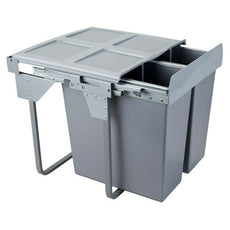 Pull-Out Kitchen Waste Bin - 2x34L - 600mm Cabinet