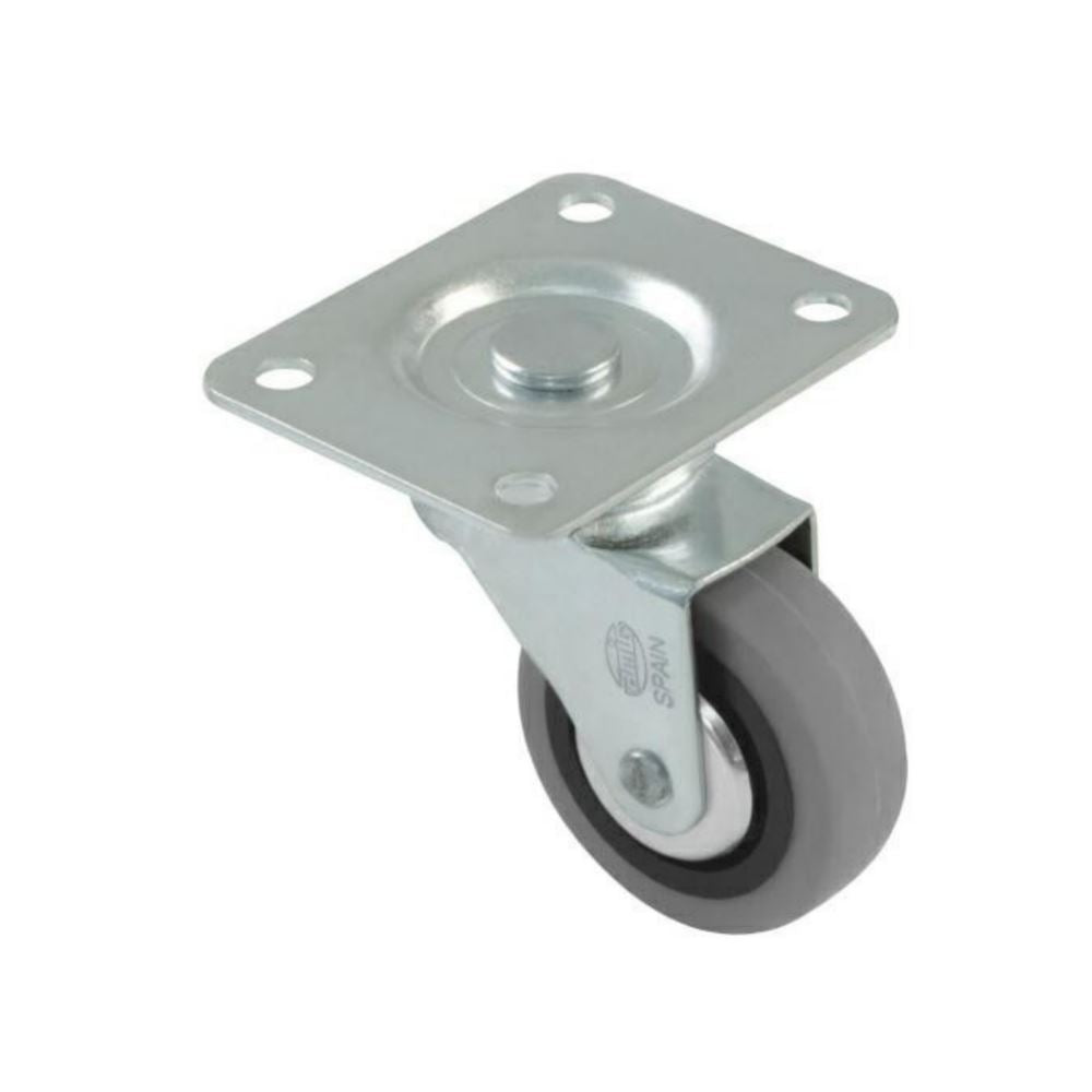 Rubber castor wheel Ø30mm Furniture wheels AMIG 