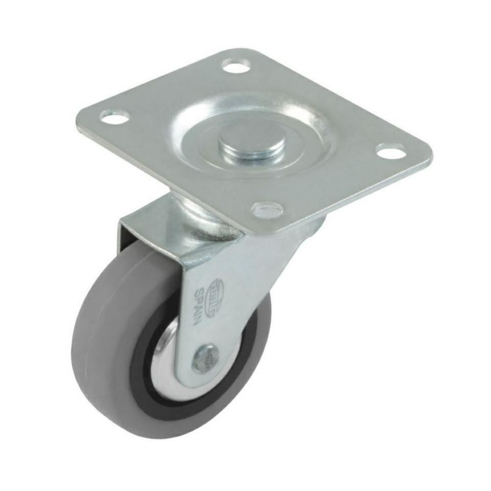 Rubber castor wheel Ø40mm Furniture wheels AMIG 