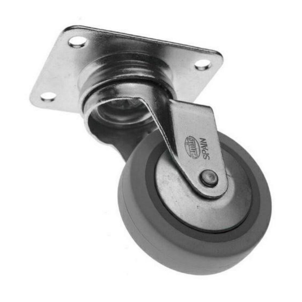 Rubber castor wheel Ø50mm Furniture wheels AMIG 