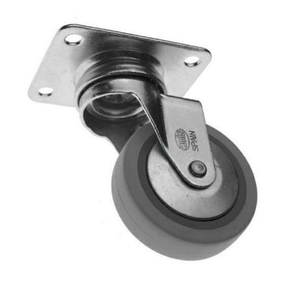 Rubber castor wheel Ø50mm Furniture wheels AMIG 