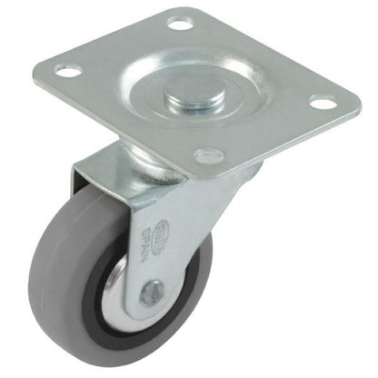 Rubber castor wheel Ø60mm Furniture wheels AMIG 