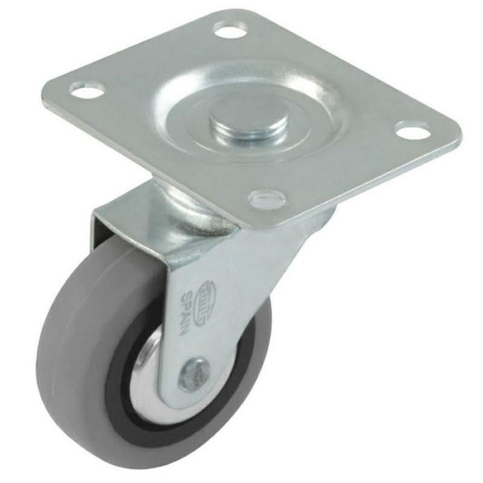 Rubber castor wheel Ø60mm Furniture wheels AMIG 