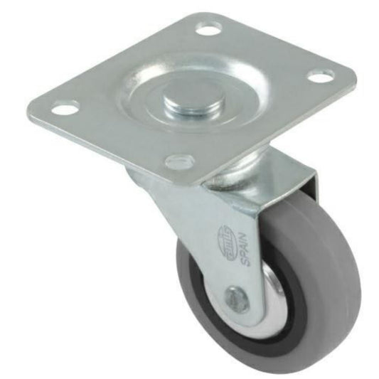 Rubber castor wheel Ø60mm Furniture wheels AMIG 